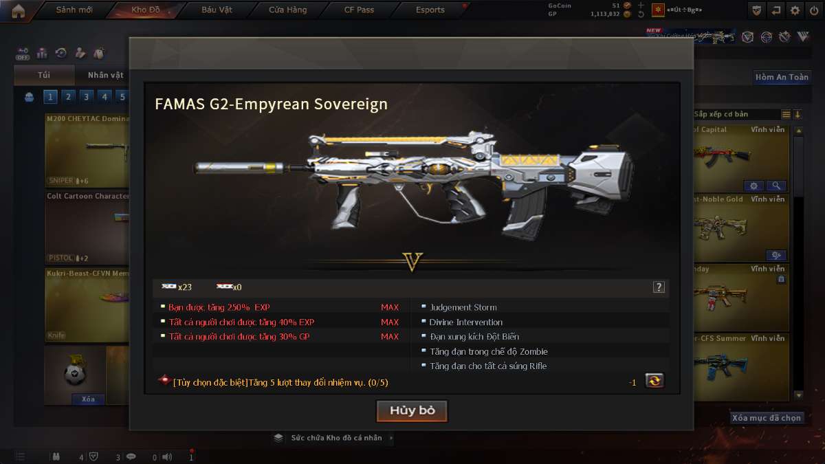 shop acc cf uy tin gia re